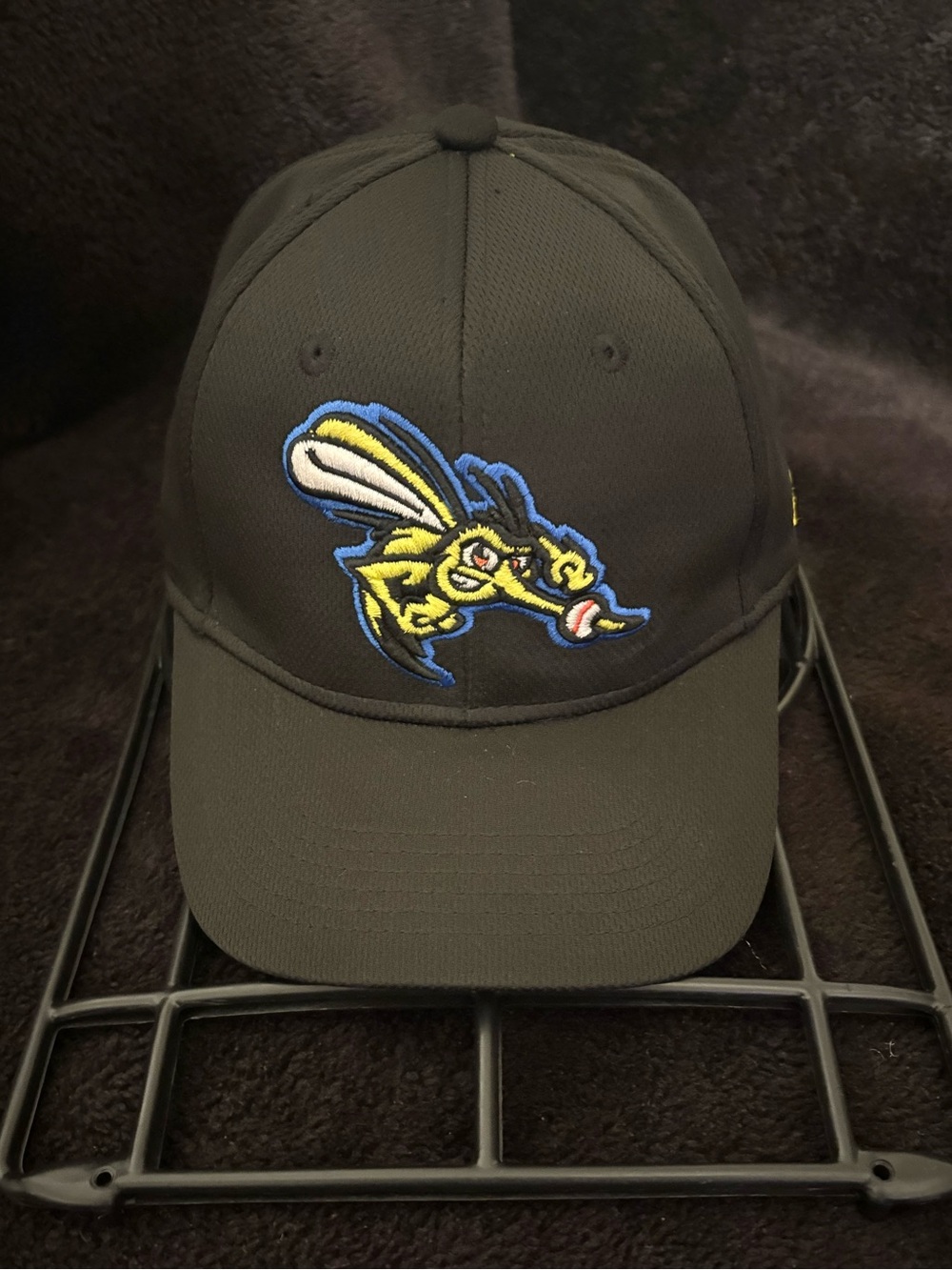 Sugar Land Skeeters x OC Sports NWT black hook and loop strapback hat